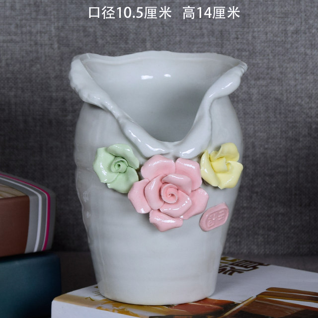 Succulent flowerpot large coarse pottery succulent plant old pile ceramic flowerpot flower carrier simple creative small flowerpot