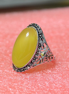 宏利925纯银戒托定做女12*21银托