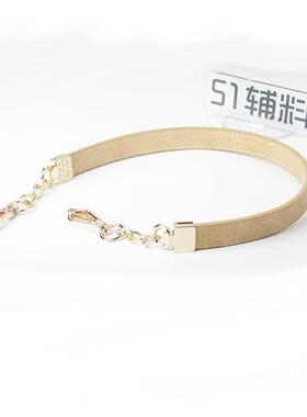新款PU压线泫雅包链手提手拎带子替换腋下肩背带DIY包配件51辅料