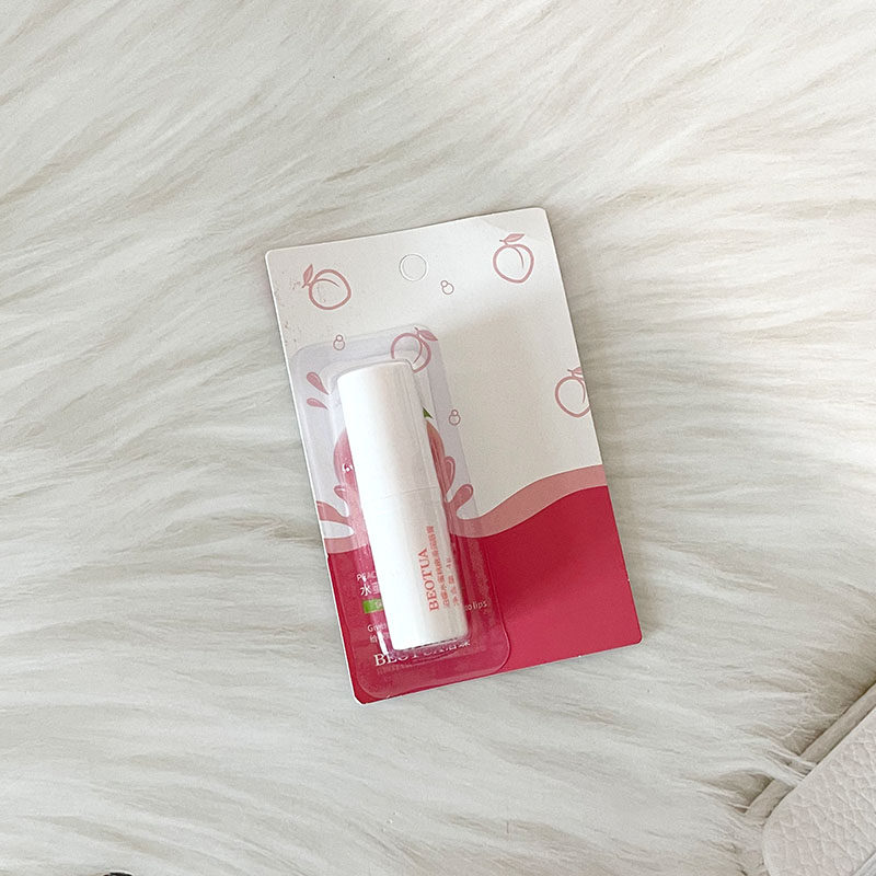 泊蝶水蜜桃嫩滑润唇膏4g滋润草莓唇部护理口红蜂蜜唇膏,淘宝优惠券,粉丝福利购,淘宝优惠卷