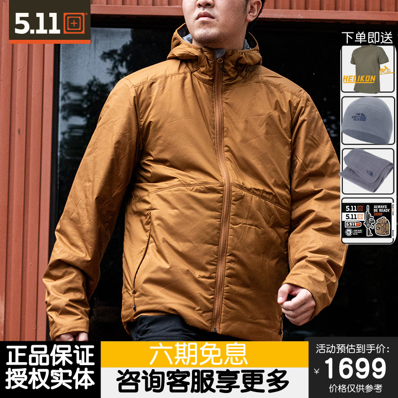 5.11棉服p棉男探索78057户外登山冲锋衣保暖外套511棉袄防寒服-图0