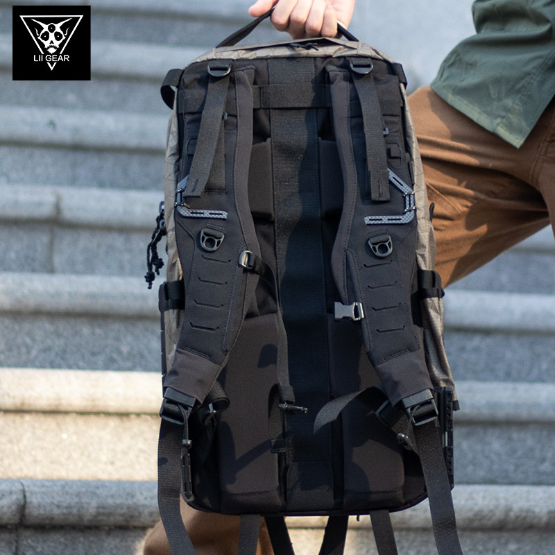 LiiGear章鱼老师双肩包2代电脑仓户外徒步登山包20L拓展战术背包
