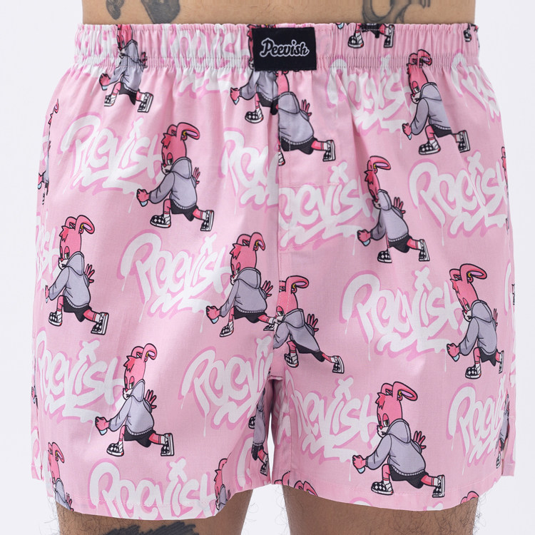 PEEVISH纯棉阿罗裤宽松孖烟通内裤男士情侣女睡裤女居家短大裤衩,淘宝优惠券,粉丝福利购,淘宝优惠卷