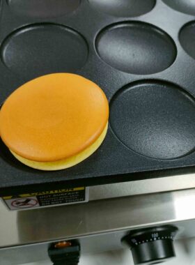 商用九孔铜锣烧大松饼不锈钢