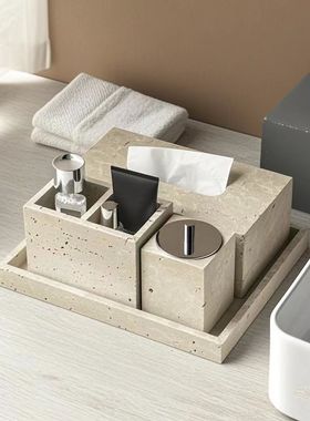 石洗手液瓶香薰托盘洗漱套装