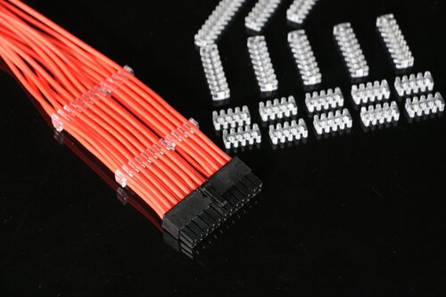 2.4mm外径硅胶线专用线梳 理线器 电源线理线夹排线夹CABLE COMBS - 图2