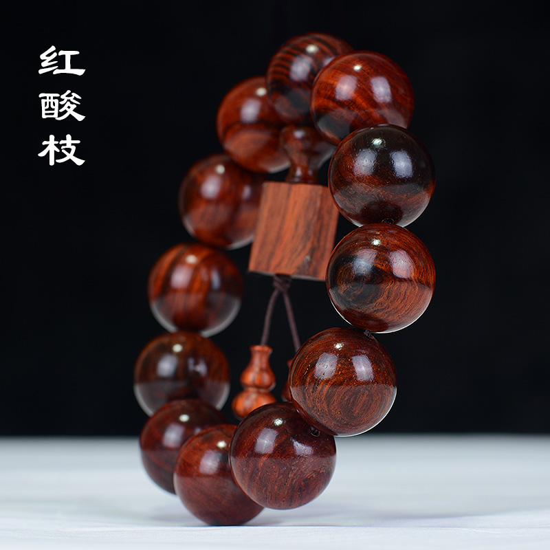 寺庙结缘老挝红酸枝 佛珠手串天然原色款文玩手链佛珠念珠厂家 2.0 寺庙结缘老挝红酸枝 佛珠手串天然原色款文玩手链佛珠念珠厂家 2.0