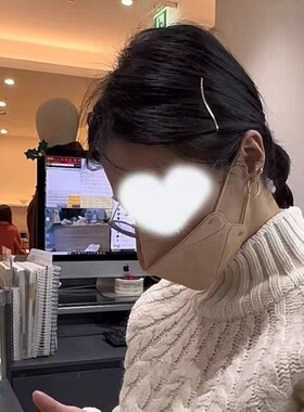 韩国进口ins博主同款银色波浪小边夹冷淡气质发夹一字夹刘海夹