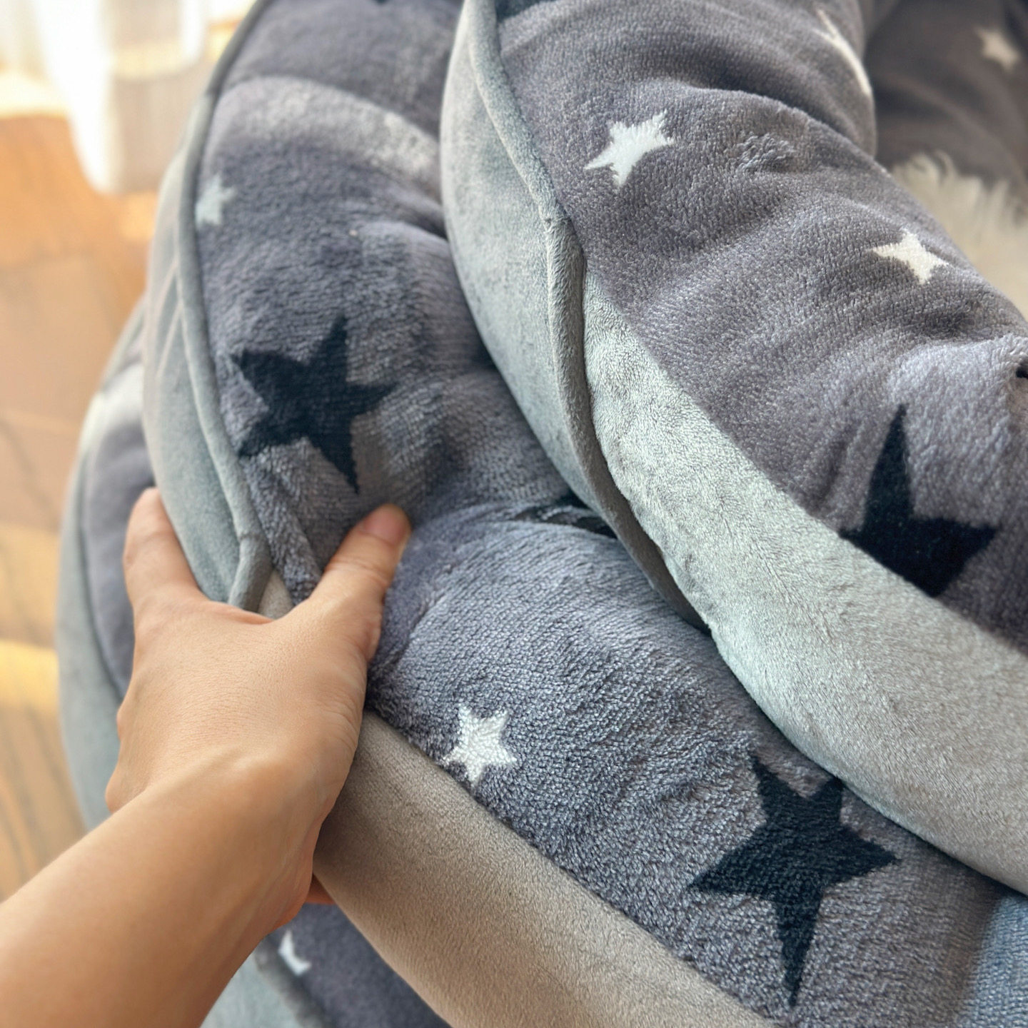 圆形冬季加厚狗窝猫窝加绒耐脏厚实宠物沙发狗垫子软窝狗床保暖,淘宝优惠券,粉丝福利购,淘宝优惠卷