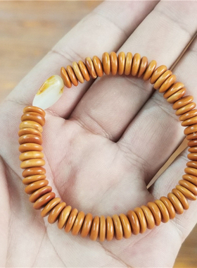 洒金皮手链小石头和田玉福利