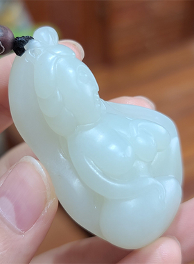 小石头和田玉白玉籽料