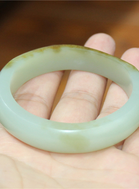 小石头手镯新疆和田玉籽料