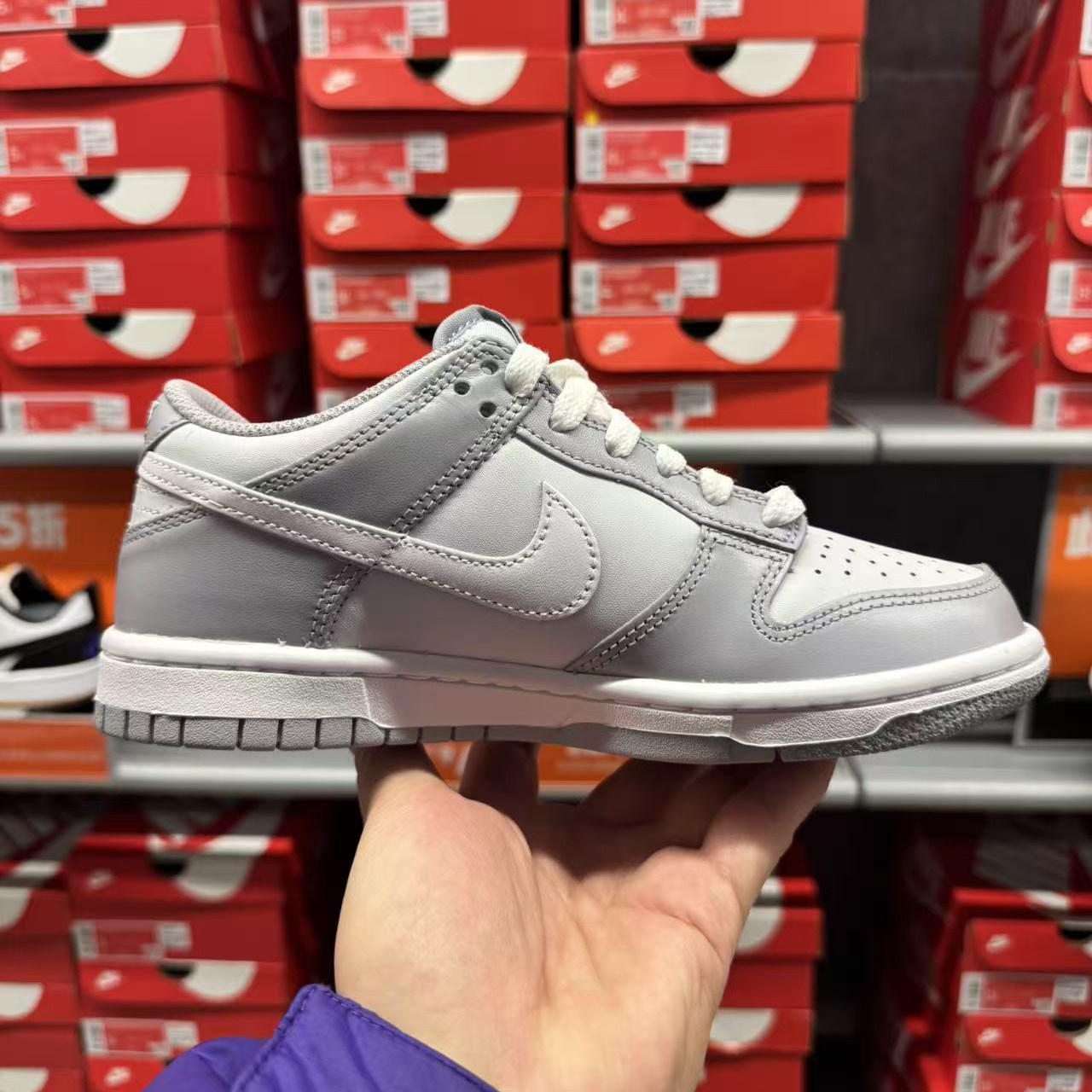 耐克Nike Dunk Low大童女子潮流复古休闲低帮板鞋 DH9765-001 302,淘宝优惠券,粉丝福利购,淘宝优惠卷