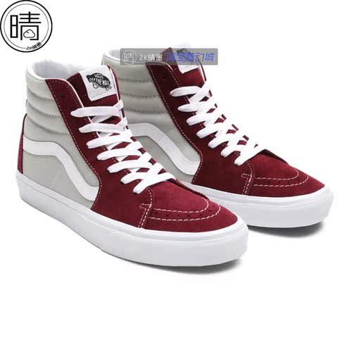 VANS SK8-Hi高帮男女休闲鞋帆布鞋 VN0A32QG4FY VN0A32QG4PR-图0