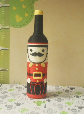 diy士兵花瓶装饰摆件包邮新品
