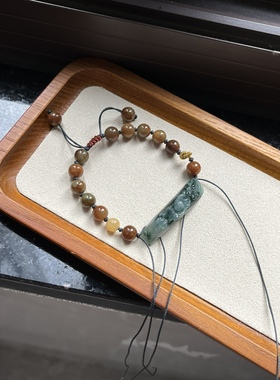 手链半成品手绳翡翠复古男女