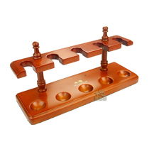 Solid Wood Straight Row Hanging 5 Fighting Tobacco Bucket Shelf Base New Recommended Smoking Accessories