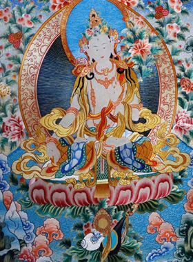 白度母挂屏精选大红酸枝交趾黄檀复古红木装饰画壁挂苏绣工艺摆件