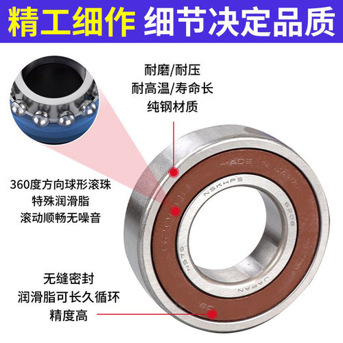 海尔滚筒洗衣机轴承水封油封内筒密封圈内桶三脚角架原装配件大全 - 图0