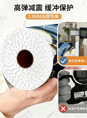 加厚鎏金仿大理石瓷砖墙贴自粘家用厨房墙面防水防潮遮丑背景墙纸