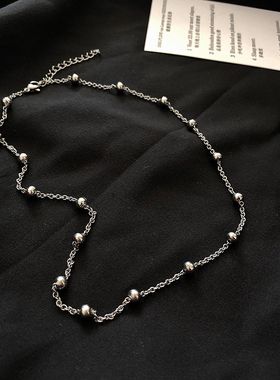 钛钢极简主义钢珠男女通用