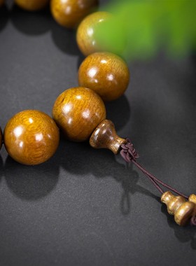 金丝楠木2.0大颗文玩手串