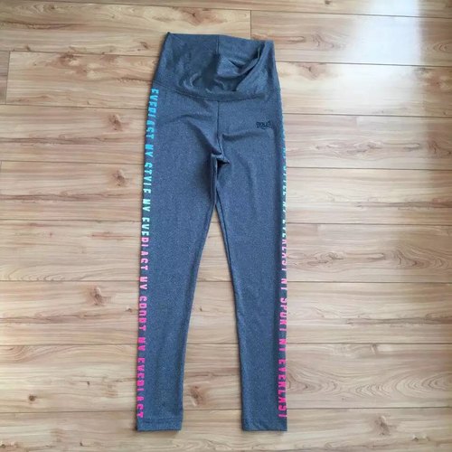 孕妇瑜伽裤高腰透气健身瑜伽运动孕妇裤裤棉亲肤专业弹力孕妈长裤 - 图0