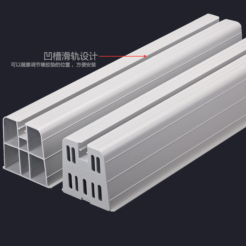 空调外机减震垫减震脚外机支架阳台落地安装橡胶减震胶垫静音大脚-图2