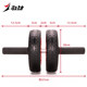 Bearing Silent Rubber Ab Wheel Solid Steel Handle