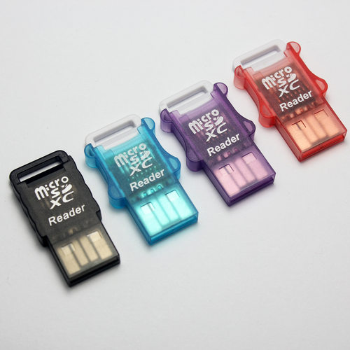 tf读卡器 小提琴 迷你可爱读卡器microSD存储卡手机内存卡读卡器 - 图0
