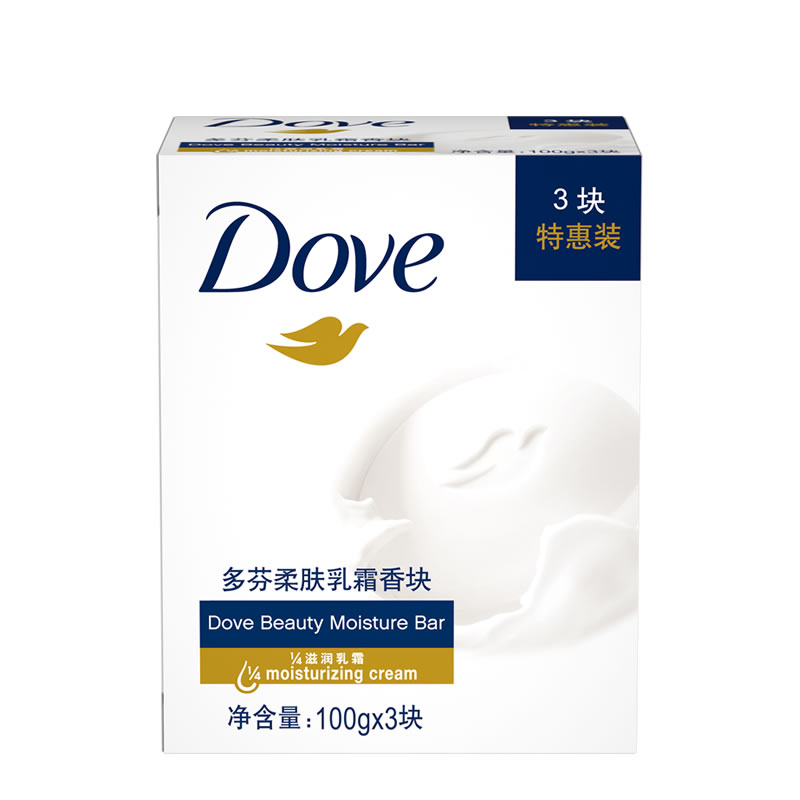 Dove多芬柔肤乳霜温和中性香皂香块滋润保湿多款规格德国进口-图1