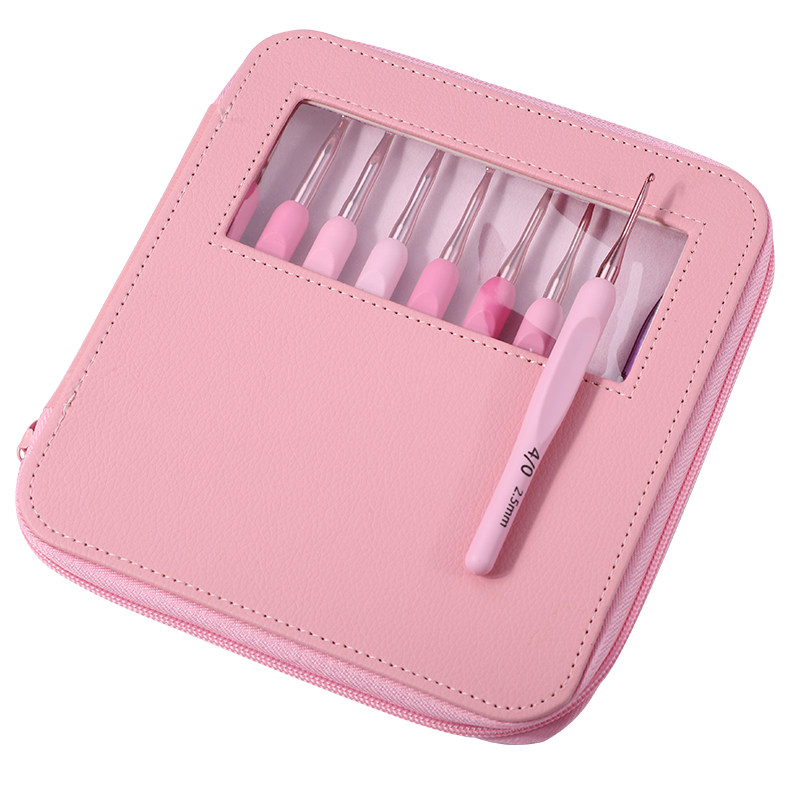 钩针工具套装初学者勾针织毛衣针毛线手工编织软柄钩针diy材料包,淘宝优惠券,粉丝福利购,淘宝优惠卷