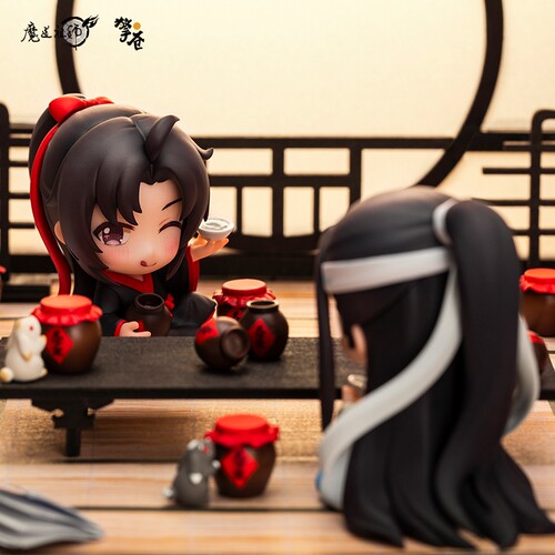 【正版现货】魔道祖师魏无羡蓝忘机江澄金凌蓝曦臣手办动漫周边 - 图0