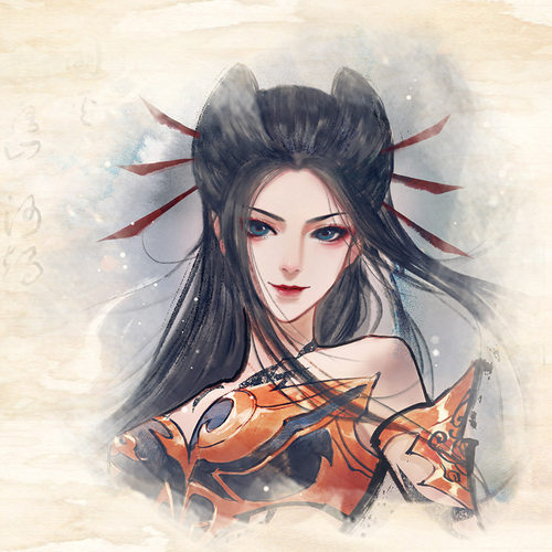 正版天行九歌水墨风画卷焰灵姬卫庄盖聂白凤挂画秦时明月动漫周边 - 图0