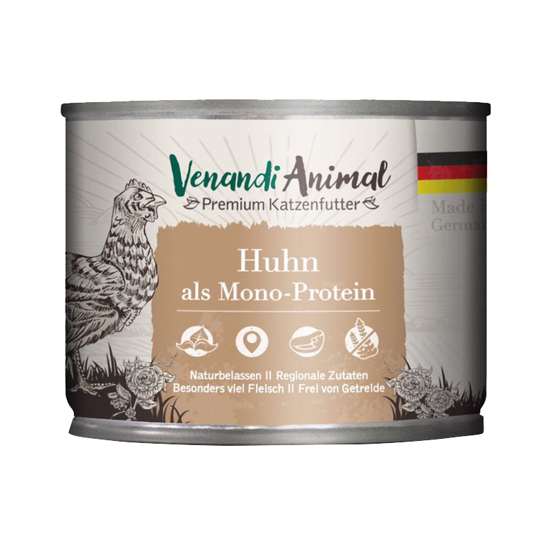 德国Venandi猫罐头VA主食餐包成幼猫猫零食猫粮低敏嫩鸡200g/400g - 图3