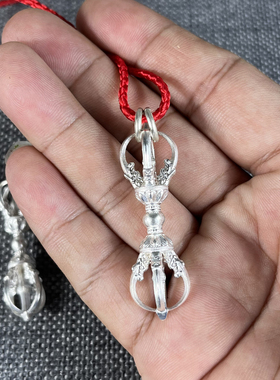 降魔杵金刚杵纯银男女通用