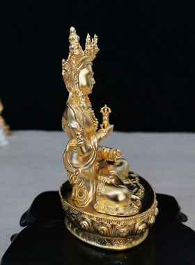 纯银西藏密宗居家金刚萨埵佛像