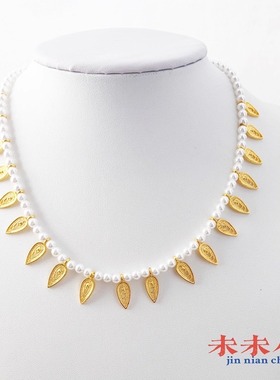 风起洛阳复古风装拍照宋轶唐风明宋制仿掐丝珍珠项链软璎珞包邮