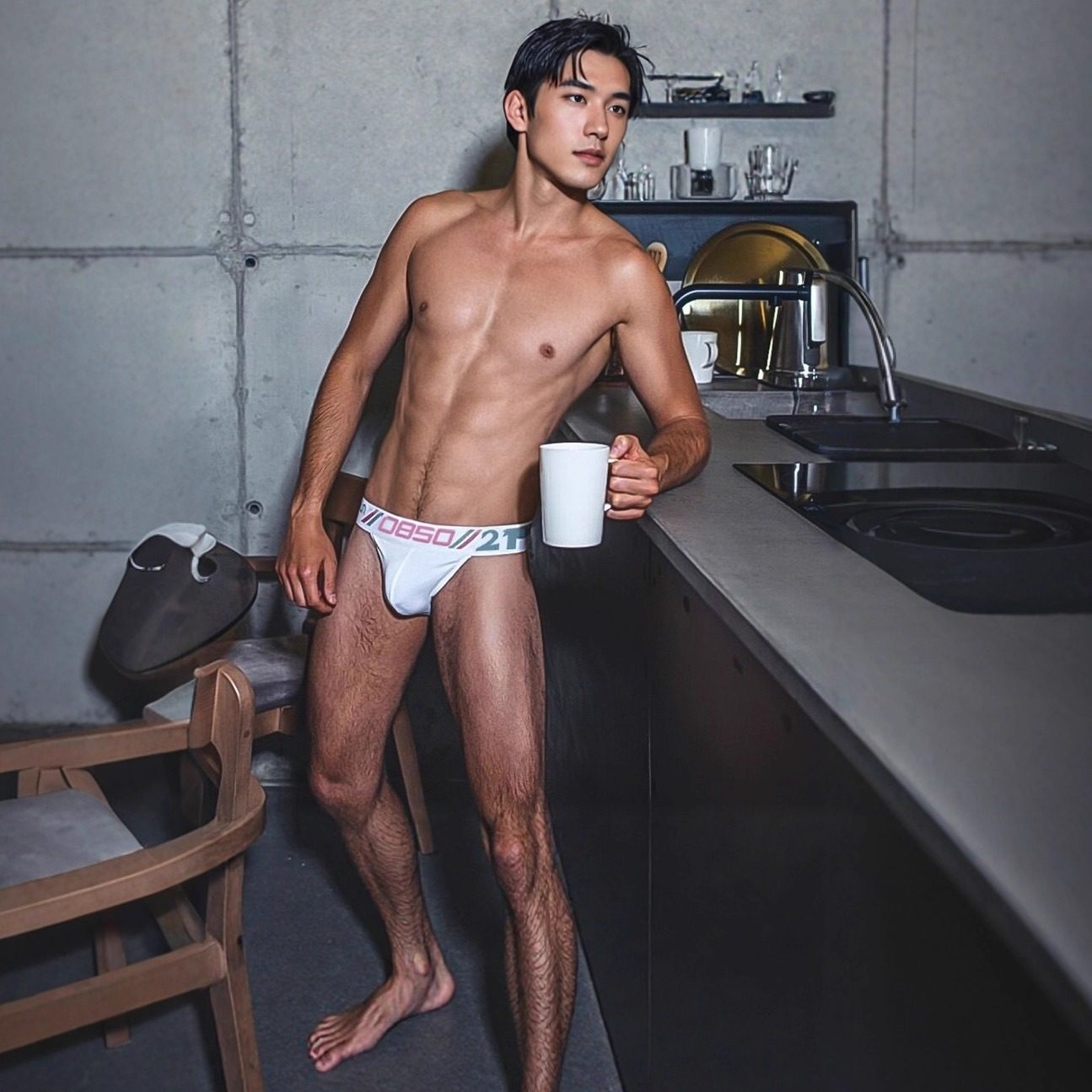 纯色低腰高叉全棉舒适透气性感男士三角裤禁欲系运动青年时尚内裤,淘宝优惠券,粉丝福利购,淘宝优惠卷