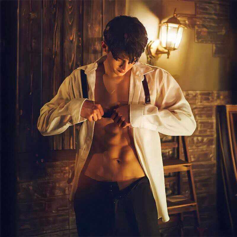 男士肩带胸带性感紧身衣夜店酒吧派对演出服装饰肌肉显大胸肌青年,淘宝优惠券,粉丝福利购,淘宝优惠卷