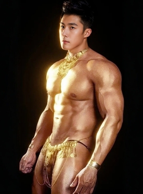 敦煌男菩萨肚皮舞饰品项链