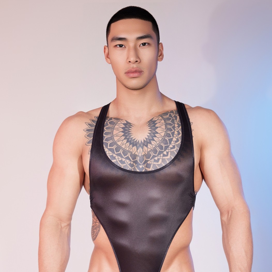 男士性感连体衣夜店酒吧表演服青年内衣紧身塑身透明连体丁字裤潮,淘宝优惠券,粉丝福利购,淘宝优惠卷