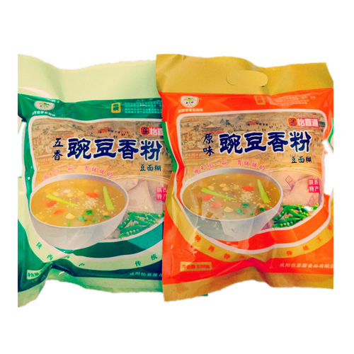 乾州呱婆无字碑豌豆糊豌豆粉乾州乾县豆面糊糊油茶风味早餐五香味 - 图3
