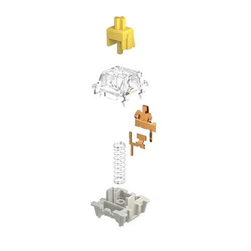 GATERON佳达隆PRO2.0 G黄G银G白青红茶黑自润机械键盘轴体开关RGB - 图1