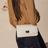 Летняя кожаная сумка на одно плечо, небольшая сумка, в стиле Шанель, из натуральной кожи