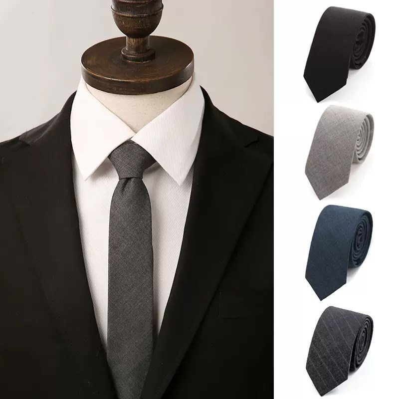 羊毛领带男潮黑色韩版正装商务懒人拉链式免打休闲结婚灰小窄版细,淘宝优惠券,粉丝福利购,淘宝优惠卷