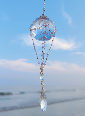 礼物高级感太阳捕手水晶球挂件