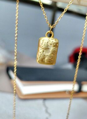 设计感项链女轻奢祈愿高级暴富