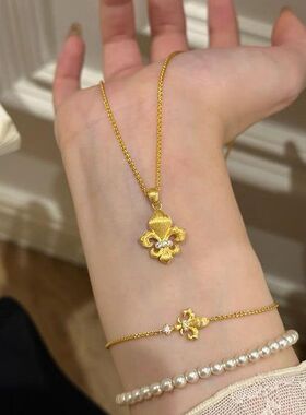 项链同款轻奢风时尚吊坠链高级