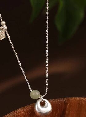 百搭称吊坠设计新中式锁骨如意